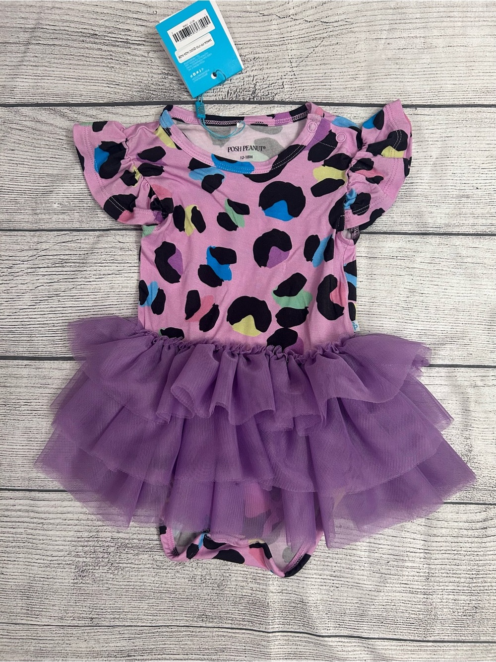 Posh Peanut Skirt bodysuit size 12-18 months NWT